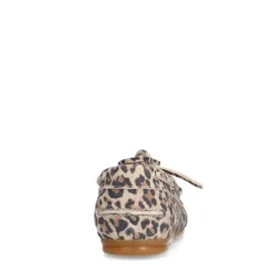 Manfield Suède leopard bootschoenen^DAMES Loafers