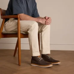 No Stress Taupe nubuck veterboots^Heren Boots