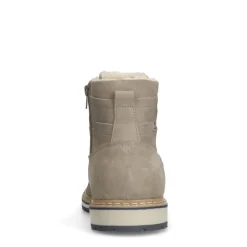 Manfield Taupe nubuck veterboots^Heren Boots