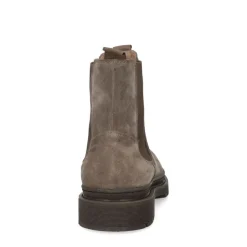 Manfield Taupe suède chelsea boots^Heren Boots