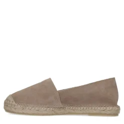 Manfield Taupe suède espadrilles^DAMES Espadrilles