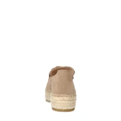 Manfield Taupe suède espadrilles met chain^DAMES Espadrilles