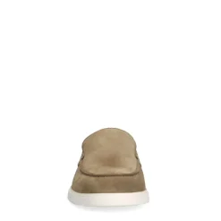 Manfield Taupe suède loafers^Heren Loafers