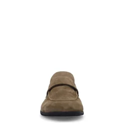 Manfield Taupe suéde loafers^Heren Loafers