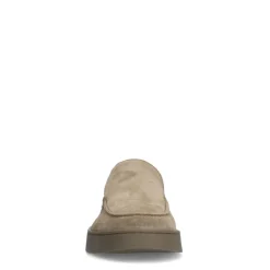 Manfield Taupe suède loafers^Heren Loafers