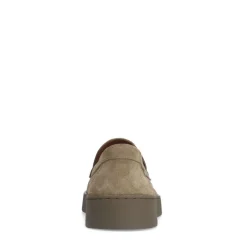 Manfield Taupe suède loafers^Heren Loafers