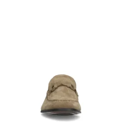 Manfield Taupe suède loafers^Heren Loafers