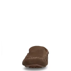 Manfield Taupe suède loafers^Heren Loafers