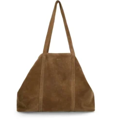 Manfield Taupe suède shopper^ Shoppers