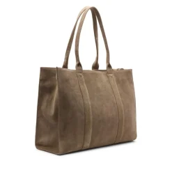 Manfield Taupe suède shopper^ Shoppers