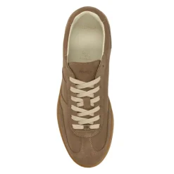 Manfield Taupe suède sneakers^Heren Sneakers