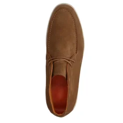 Manfield Taupe suède veterboots^Heren Boots