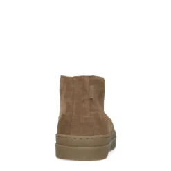 Manfield Taupe suède veterboots^Heren Veterschoenen