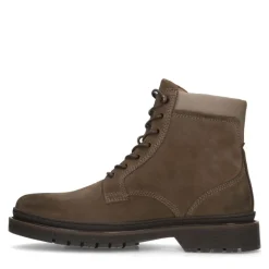 Manfield Taupe suède veterboots^Heren Boots