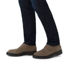 Manfield Taupe suède veterboots^Heren Boots