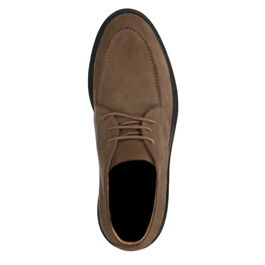 Manfield Taupe suède veterboots^Heren Boots