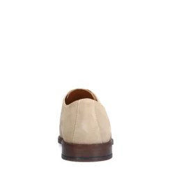 Manfield Taupe suède veterschoenen^Heren Veterschoenen