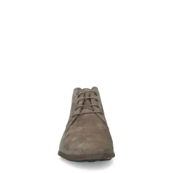 Manfield Taupe suède veterschoenen^Heren Veterschoenen