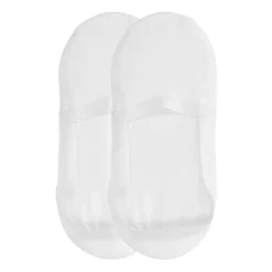 Manfield Witte invisible sneaker sokken (2 paar)^ Sokken