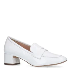 Manfield Witte lakleren pumps^DAMES Pumps