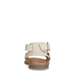 No Stress Witte leren sandalen met studs^DAMES Sandalen