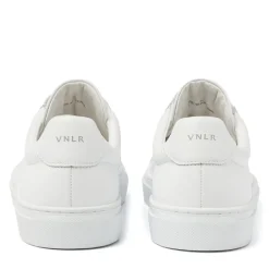 Van Lier Witte leren sneakers^Heren Sneakers