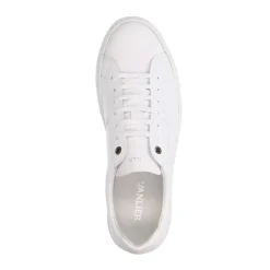 Van Lier Witte leren sneakers^Heren Sneakers