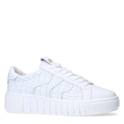 No Stress Witte leren sneakers^DAMES Sneakers
