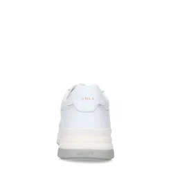 Van Lier Witte leren sneakers^Heren Sneakers