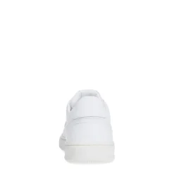 Manfield Witte leren sneakers^Heren Sneakers