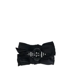 Manfield Zwarte haarklem met strik^ Haaraccessoires