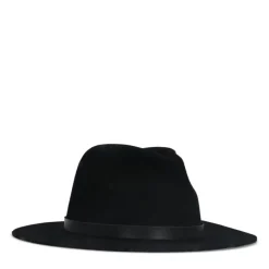 Manfield Zwarte hoed^ Hoeden & Petten