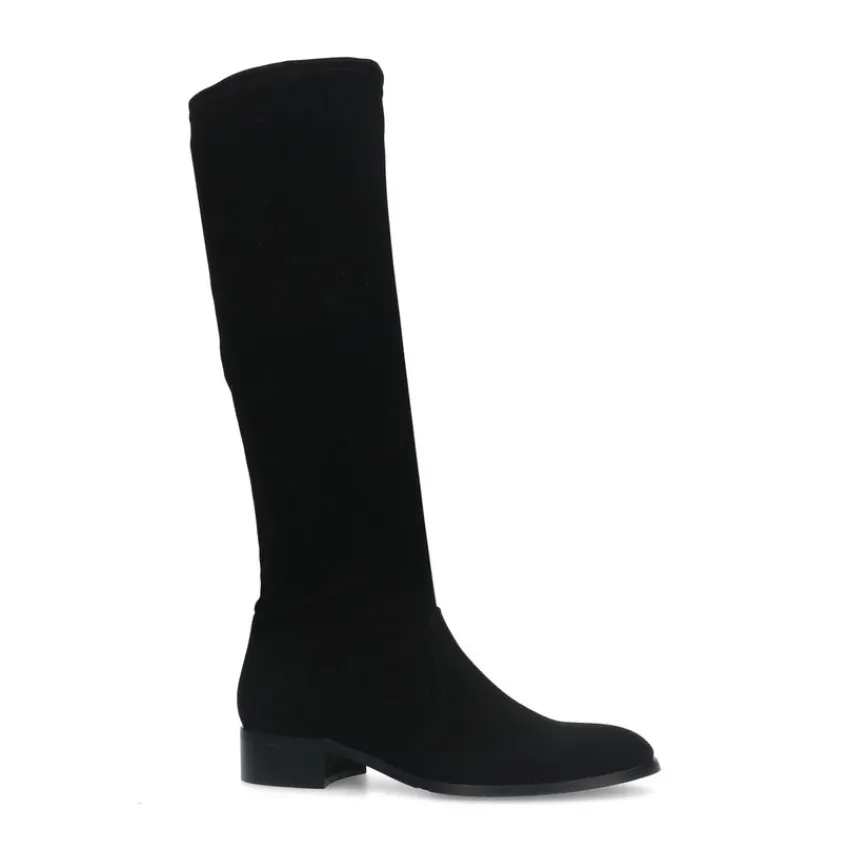 Manfield Zwarte laarzen^DAMES Laarzen