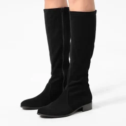 Manfield Zwarte laarzen^DAMES Laarzen