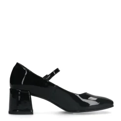 Manfield Zwarte lakleren Mary Jane pumps^DAMES Pumps