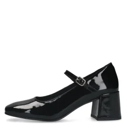 Manfield Zwarte lakleren Mary Jane pumps^DAMES Pumps