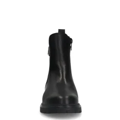 No Stress Zwarte leren chelsea boots met gesp^DAMES Enkellaarsjes