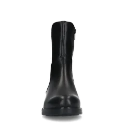 No Stress Zwarte leren chelsea boots^DAMES Enkellaarsjes