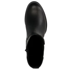 No Stress Zwarte leren chelsea boots^DAMES Enkellaarsjes