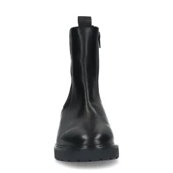 Manfield Zwarte leren chelsea boots^DAMES Enkellaarsjes