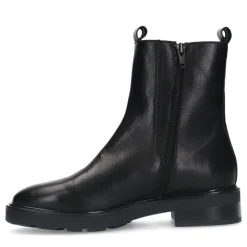 Manfield Zwarte leren chelsea boots^DAMES Enkellaarsjes