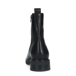 Manfield Zwarte leren chelsea boots^DAMES Enkellaarsjes