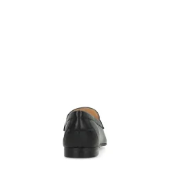 Manfield Zwarte leren loafers^DAMES Loafers