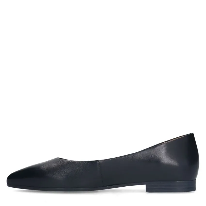 No Stress Zwarte leren loafers^DAMES Loafers