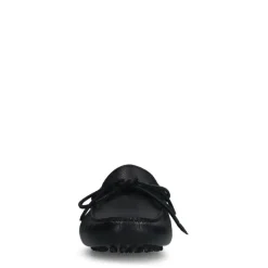 Manfield Zwarte leren loafers^Heren Loafers