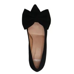 Manfield Zwarte leren pumps^DAMES Pumps