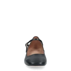 Manfield Zwarte leren pumps^DAMES Pumps