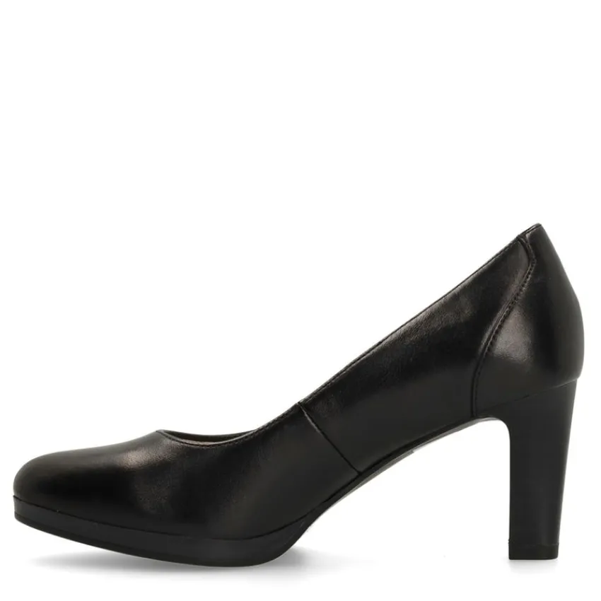 No Stress Zwarte leren pumps^DAMES Pumps