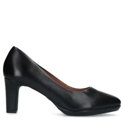 No Stress Zwarte leren pumps^DAMES Pumps