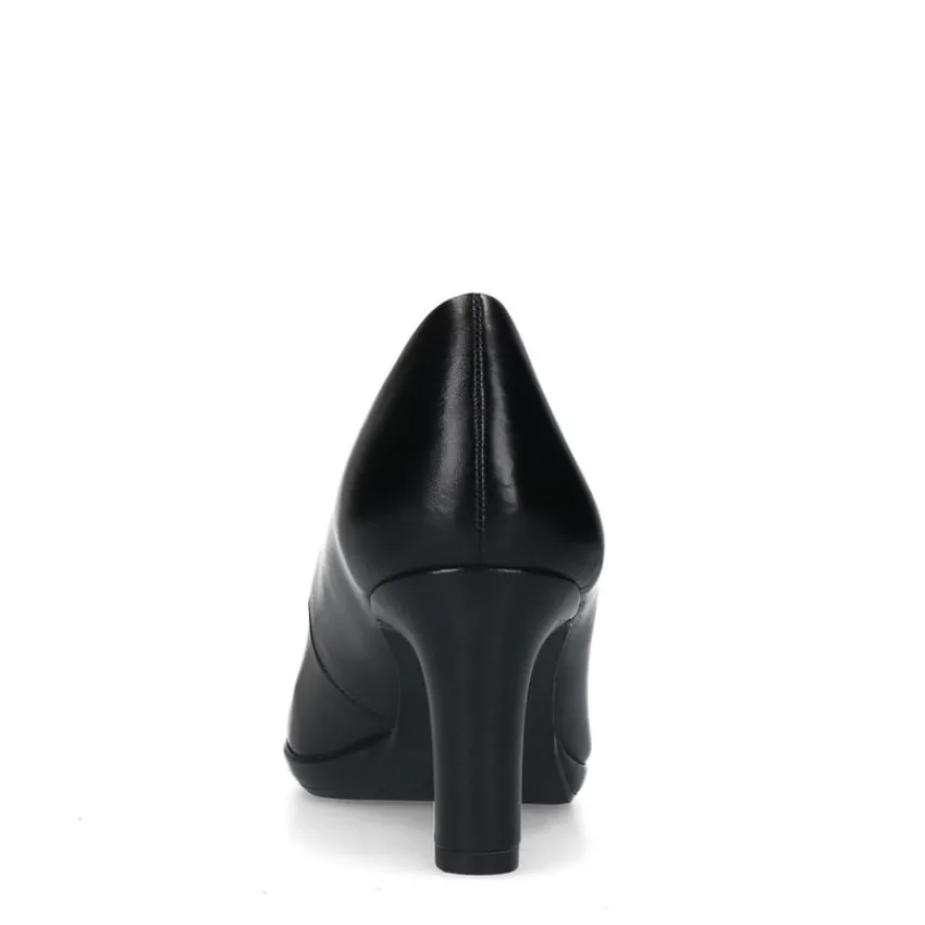 No Stress Zwarte leren pumps^DAMES Pumps